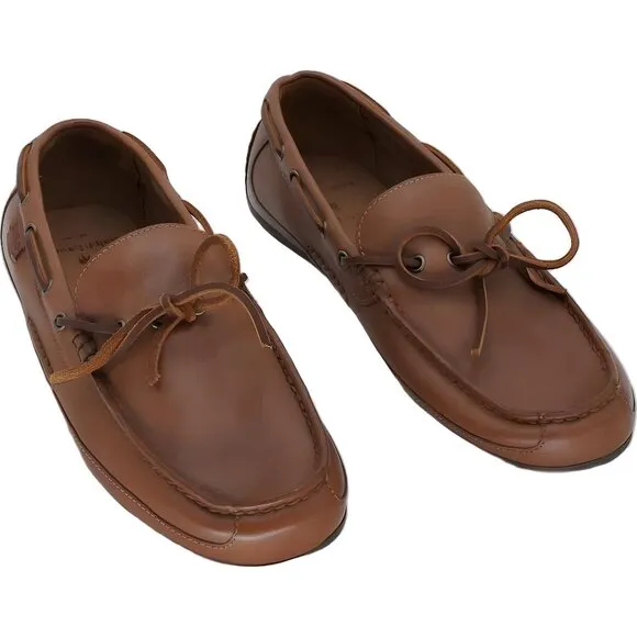 Polo Ralph Lauren Men's Tan Leather Drivers Size 11