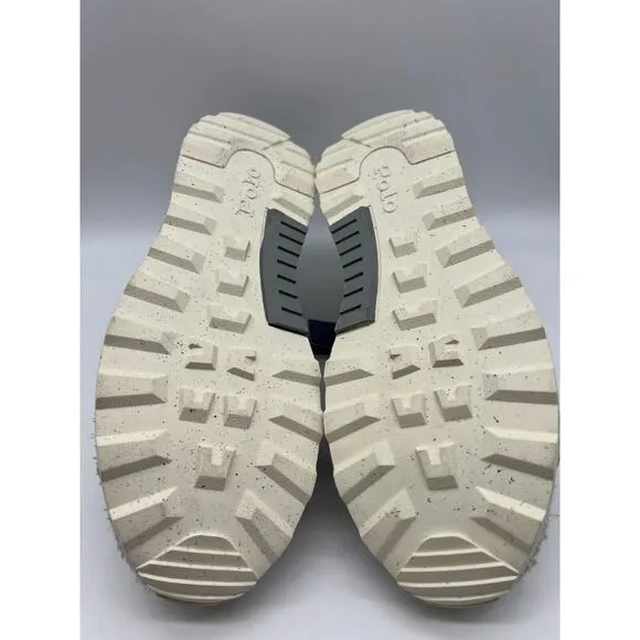 Polo Ralph Lauren Men's Trackster 200 Hairy Gray Suede Sneakers Size 11