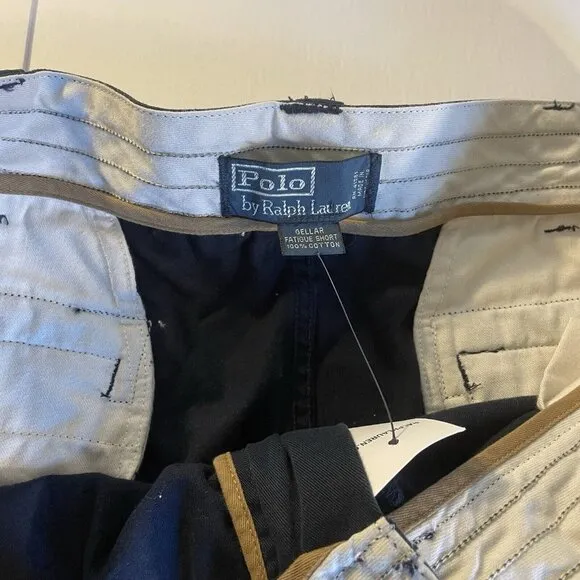 Polo Ralph Lauren NWT Gellar 10.25&quot; Inseam Cargo Shorts Sz 42 Navy Blue