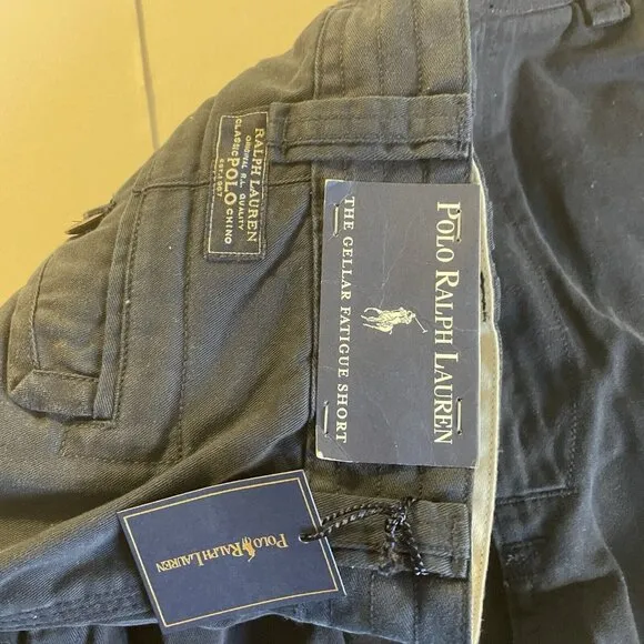 Polo Ralph Lauren NWT Gellar 10.25&quot; Inseam Cargo Shorts Sz 42 Navy Blue