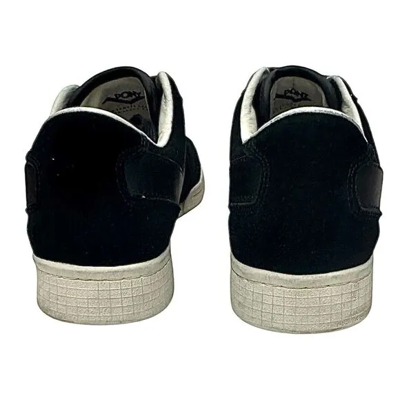 PONY Mens Linebacker Lux Genuine Leather and Suede Lace Up Athletic Size 8