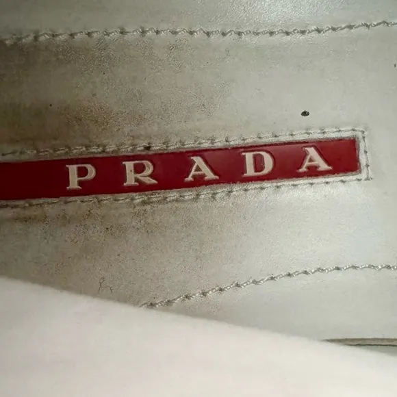 PRADA Grey Suede Sneakers