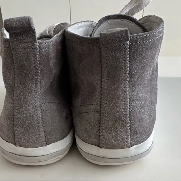 PRADA Grey Suede Sneakers
