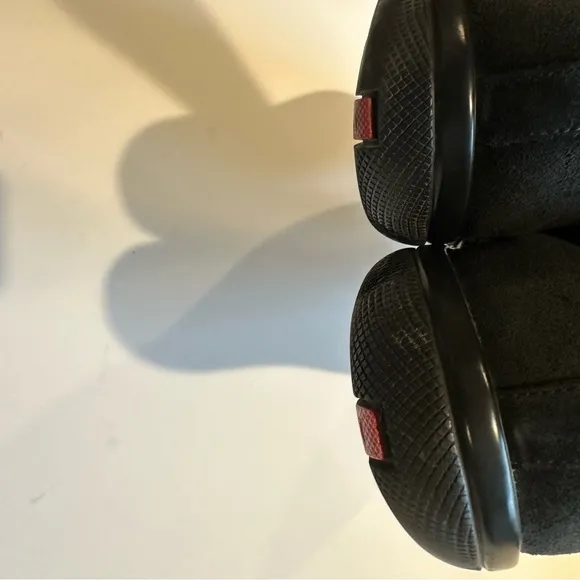 Prada Milano Suede Low Top Sneakers