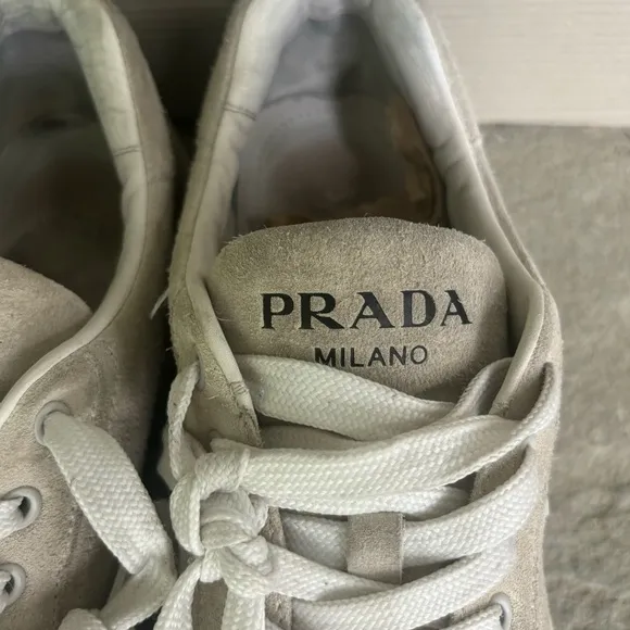 PRADA Milano Suede Sneakers