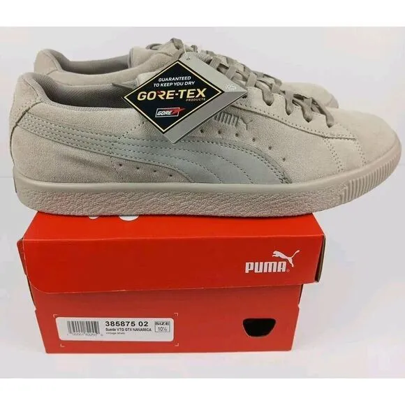 PUMA 385875-02 Sude  Gtx Nanamica Suede Sneakers Men's US 10.5  Beige New Box