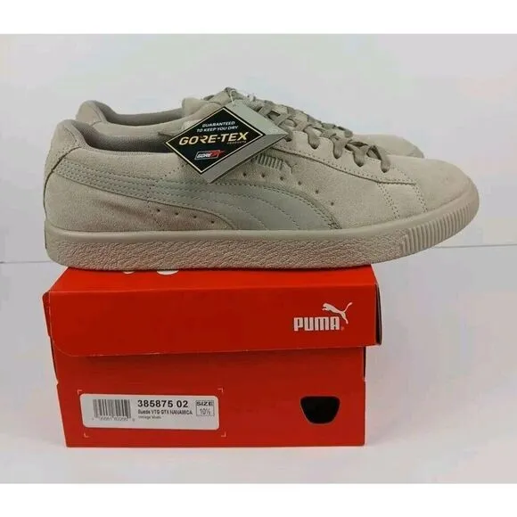 PUMA 385875-02 Sude  Gtx Nanamica Suede Sneakers Men's US 10.5  Beige New Box