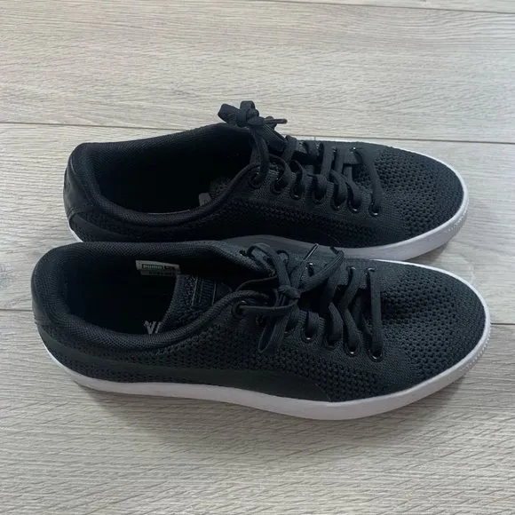 PUMA BASKET CLASSIC EVOKNIT BLACK SNEAKERS