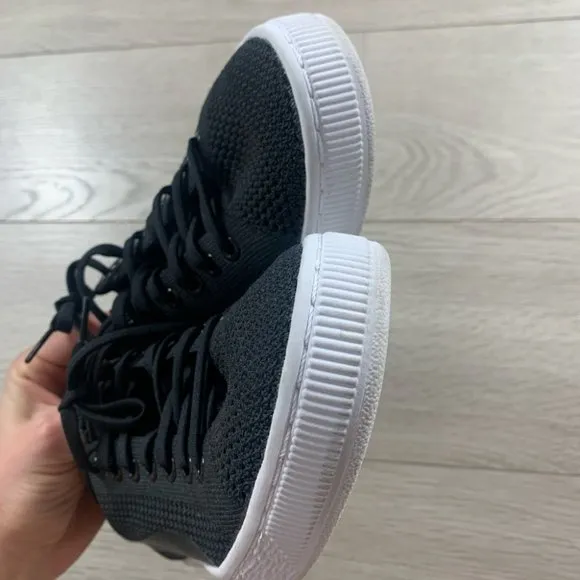 PUMA BASKET CLASSIC EVOKNIT BLACK SNEAKERS