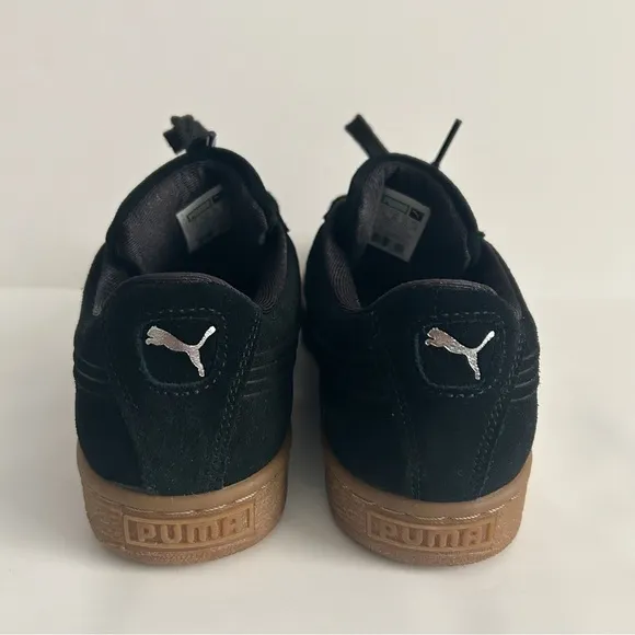 Puma Black Suede Classic Debossed Q4 Shoes
