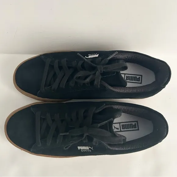 Puma Black Suede Classic Debossed Q4 Shoes