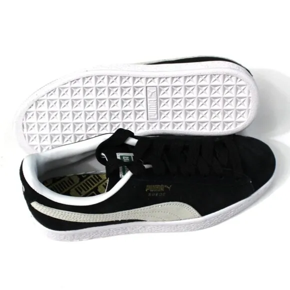 PUMA BLACK SUEDE CLASSIC XXI JR SNEAKERS US 4C