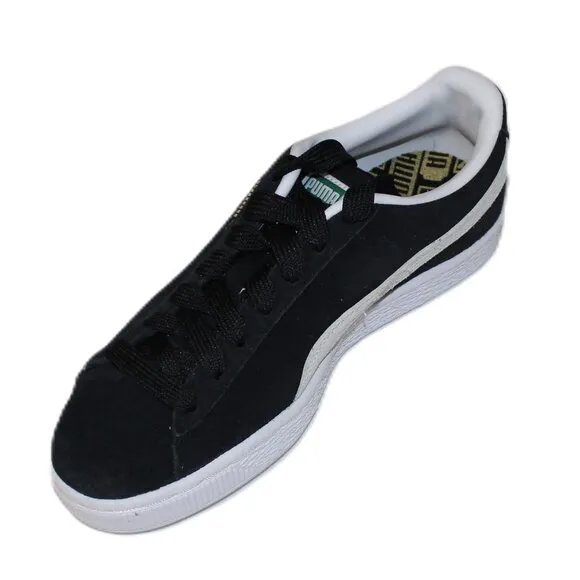 PUMA BLACK SUEDE CLASSIC XXI JR SNEAKERS US 4C