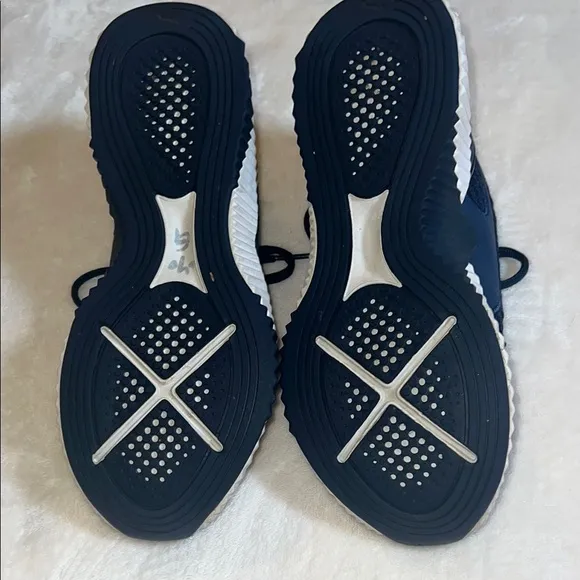 Puma Blue and Gold Athletic Shoes with Cushioned Sole