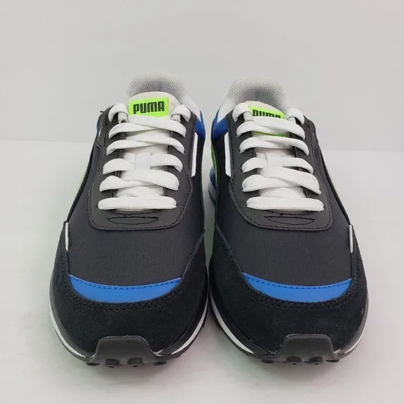 Puma City Rider Electric Jr Youth Sz 5.5 Womens Sz 7 Black Lifestyle Shoes