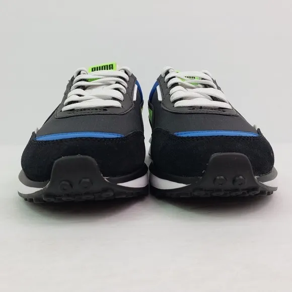 Puma City Rider Electric Jr Youth Sz 5.5 Womens Sz 7 Black Lifestyle Shoes