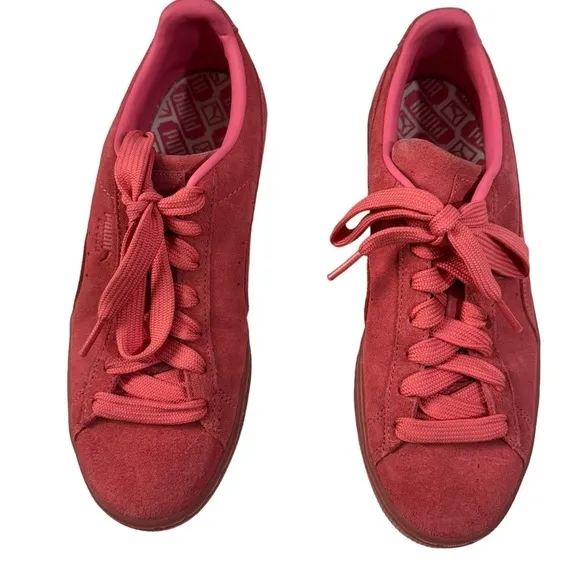Puma Coral Suede Classic Mono Iced Sneakers US 9