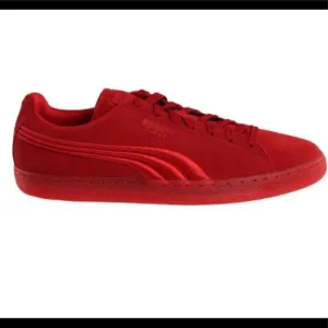 Puma Mens Suede Classic Badge Iced Casual Athletic Sneakers