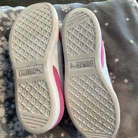 Puma Pink suede women’s sneakers
