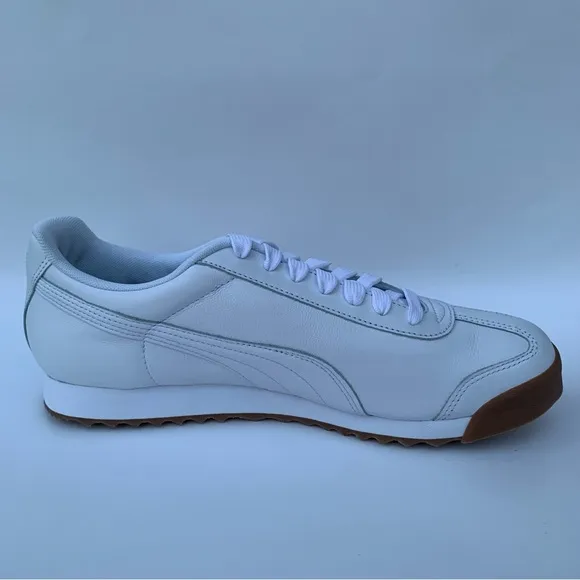 PUMA Roma Classic Gum Sneaker white -Puma Team Gold 36640801 Mens Size 11