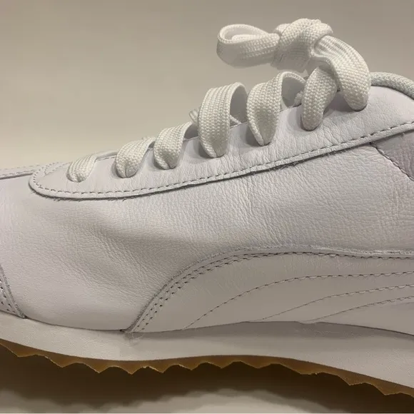 PUMA Roma Classic Gum Sneaker white -Puma Team Gold 36640801 Mens Size 11