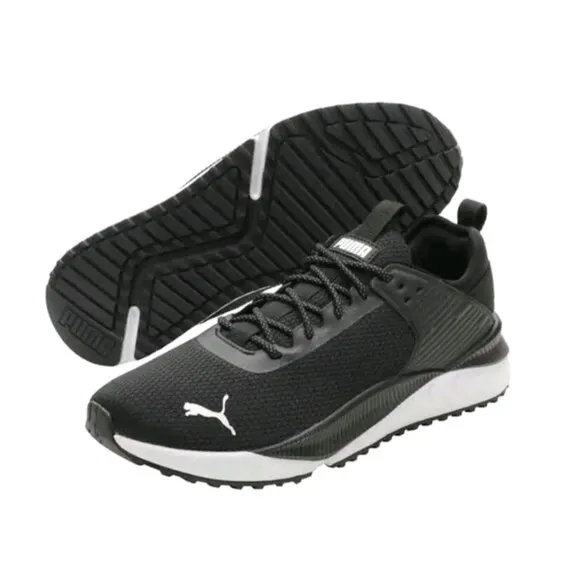 PUMA Sneakers Men's 10 PC Runner Activewear Shoes Breathable Athletic Black