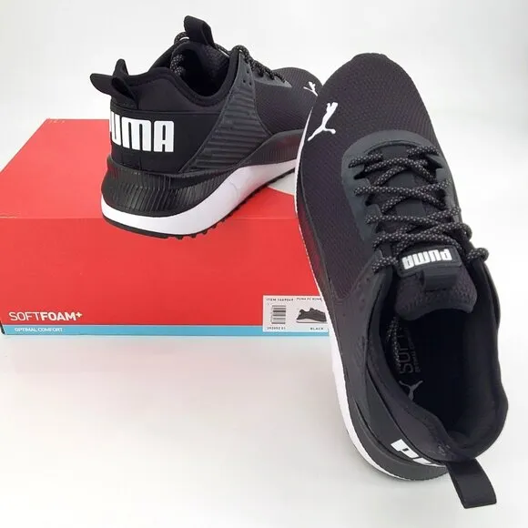 PUMA Sneakers Men's 10 PC Runner Activewear Shoes Breathable Athletic Black