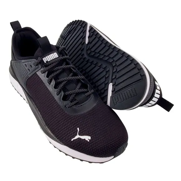 PUMA Sneakers Men's 10 PC Runner Activewear Shoes Breathable Athletic Black