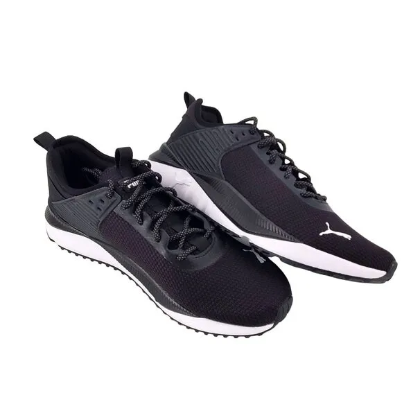 PUMA Sneakers Men's 10 PC Runner Activewear Shoes Breathable Athletic Black