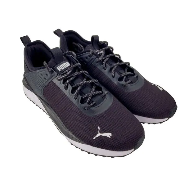 PUMA Sneakers Men's 10 PC Runner Activewear Shoes Breathable Athletic Black