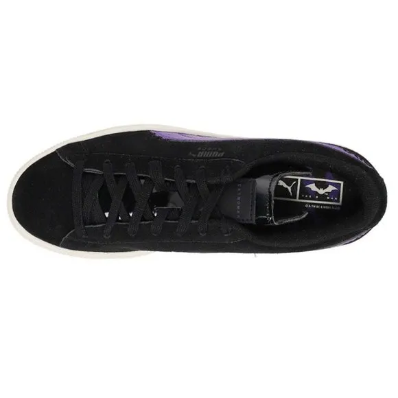 Puma Suede Classic Catwoman GS Shoes Black Purple 383388-01 NEW GS 6.5 / WMNS 8