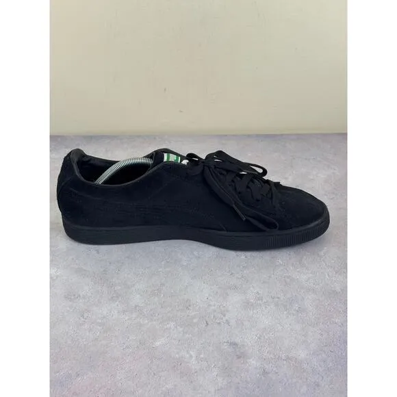Puma Suede Classic XXI Sneakers Men's 13 Triple Black Athletic Shoes 374915-12