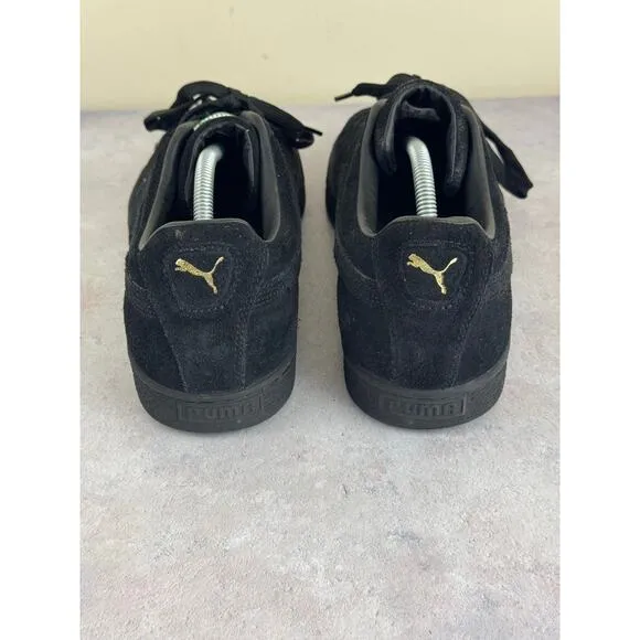 Puma Suede Classic XXI Sneakers Men's 13 Triple Black Athletic Shoes 374915-12