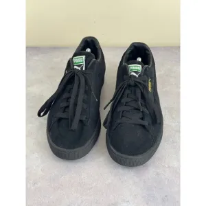 Puma Suede Classic XXI Sneakers Men's 13 Triple Black Athletic Shoes 374915-12