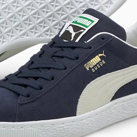 PUMA Suede Classic XXI Sneakers/Shoes | Color: Peacoat-Puma White | NEW/NWOT!!🔥