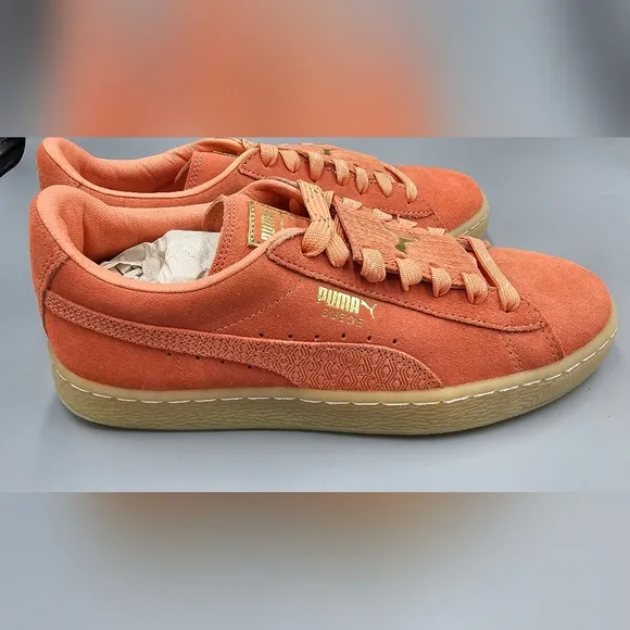 Puma Suede Epic Remix Jr Sneakers Desert Flower Puma White Grade School Sizes