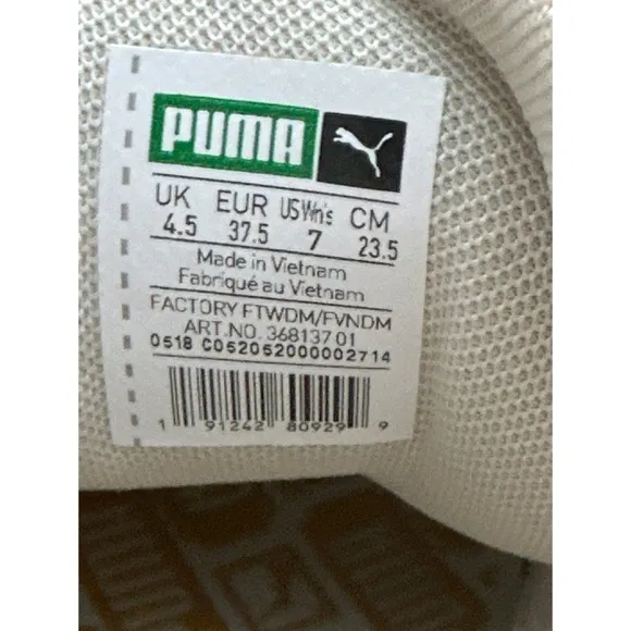 PUMA Suede Hyper Embroidered Whisper White/Orchid | 7