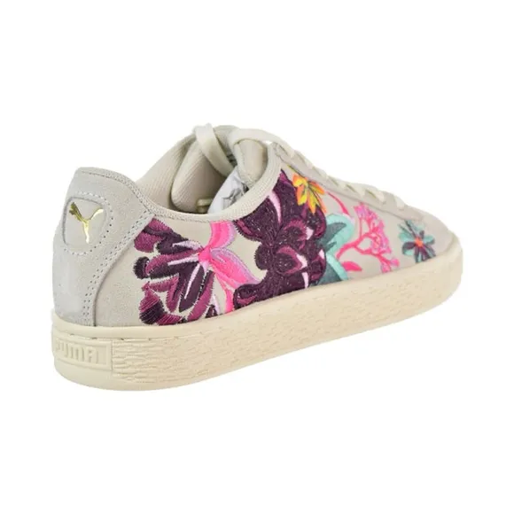 PUMA Suede Hyper Embroidered Whisper White/Orchid | 7