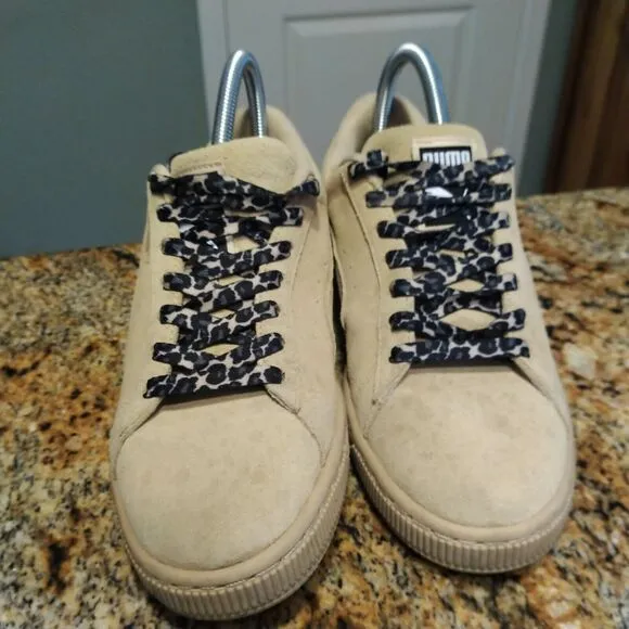 Puma Suede Wild Ctr Board Brown Athletic Shoes Sneakers 368308-01 Women's Sz 8.5