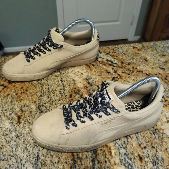 Puma Suede Wild Ctr Board Brown Athletic Shoes Sneakers 368308-01 Women's Sz 8.5