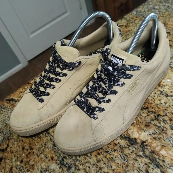 Puma Suede Wild Ctr Board Brown Athletic Shoes Sneakers 368308-01 Women's Sz 8.5