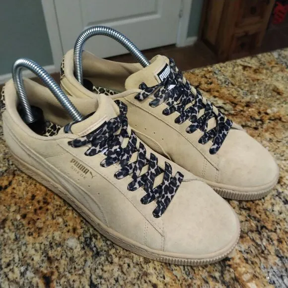 Puma Suede Wild Ctr Board Brown Athletic Shoes Sneakers 368308-01 Women's Sz 8.5