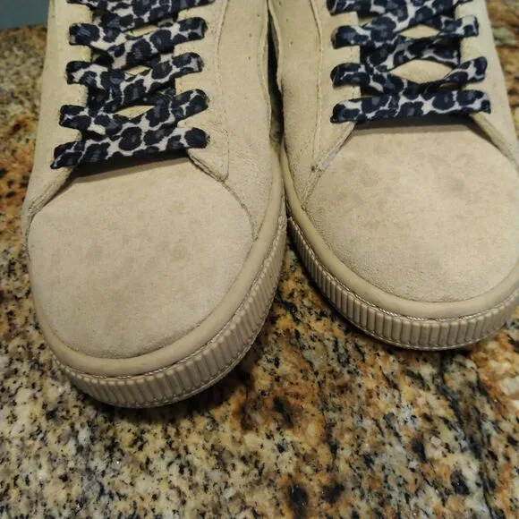 Puma Suede Wild Ctr Board Brown Athletic Shoes Sneakers 368308-01 Women's Sz 8.5