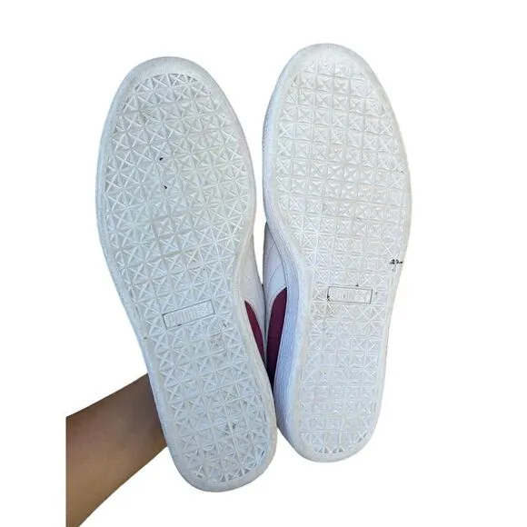 PUMA Suede XL sneakers in burgundy and white Size 11.5