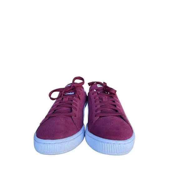 PUMA Suede XL sneakers in burgundy and white Size 11.5