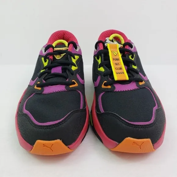 Puma TRC Mira Ski Club Womens Size 8.5 Black Multi Sneaker Shoes 390975-01