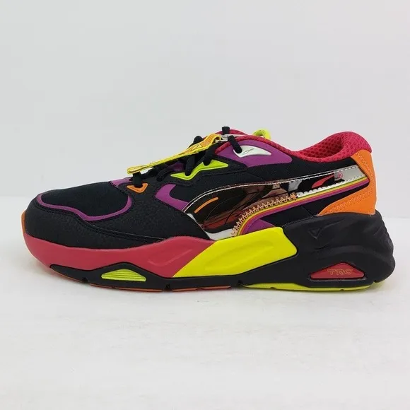 Puma TRC Mira Ski Club Womens Size 8.5 Black Multi Sneaker Shoes 390975-01