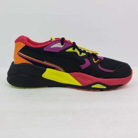 Puma TRC Mira Ski Club Womens Size 8.5 Black Multi Sneaker Shoes 390975-01