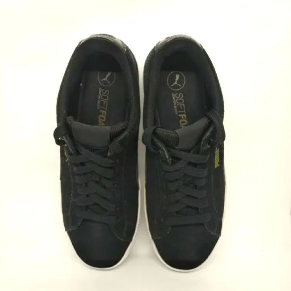 Puma Vikky Platform Fashion Sneakers Shoes Women's Size 7.5 Black Puma Classic P
