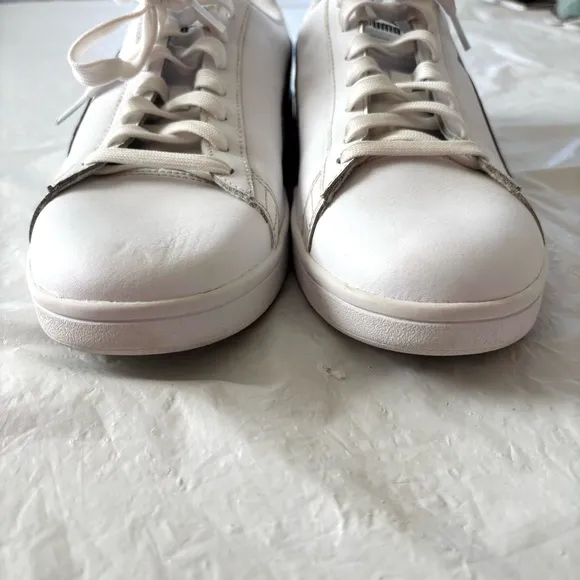 PUMA White and Black Low-Top Sneakers SZ 11 Worn 1X Indoors